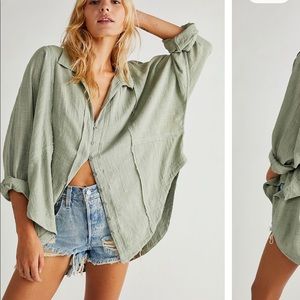 Free People One and Only Buttondown NWT